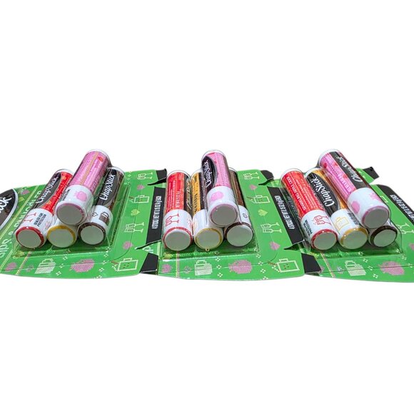 3 Pk (12 Sticks) Chapstick Sips & Snuggles Moisturizing Lip Care Limited Edition - Picture 2 of 5